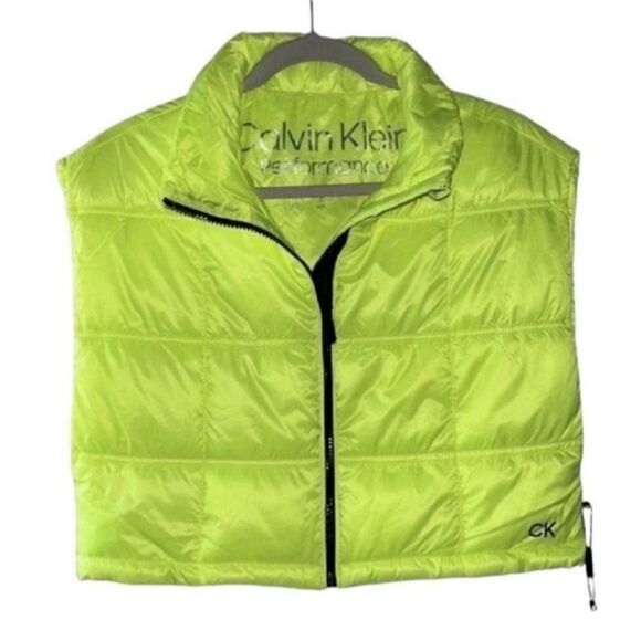 Calvin Klein Performance Green Oversized
Mock Neck Vest(Size XS) - Picture 4 of 10